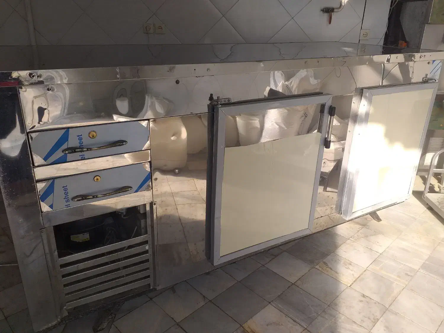 یخچال ویترینی|یخچال و فریزر|حبیب آباد, |دیوار