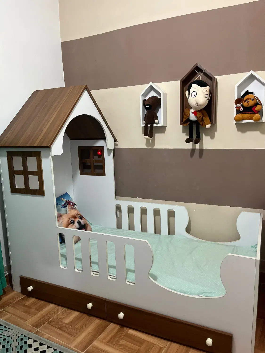 تخت و کمد نوجوان|تخت و سرویس خواب|قائمشهر, |دیوار