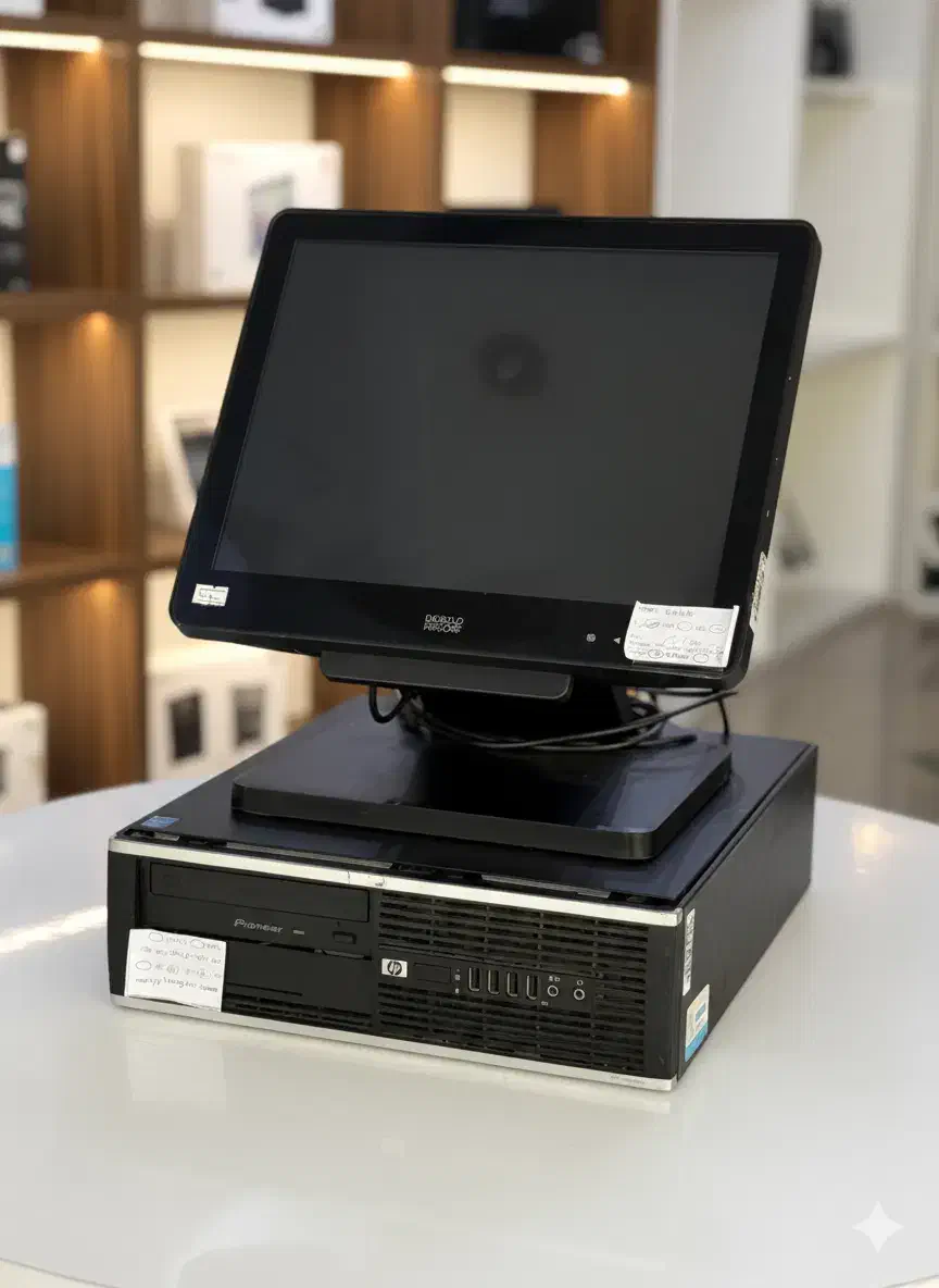 مینی کیس مانیتور و نرم صندوقفروشگاهی|فروشگاه و مغازه|تهران, صادقیه|دیوار