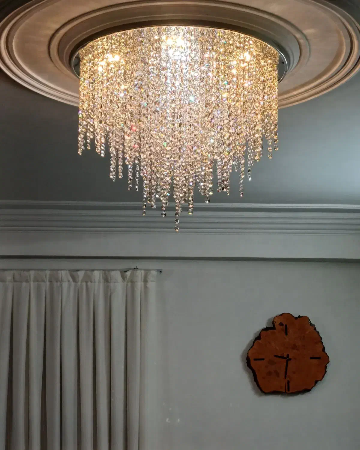 لوستر مدل فروزان سایز ۶۰|لوستر و چراغ آویز|آمل, |دیوار