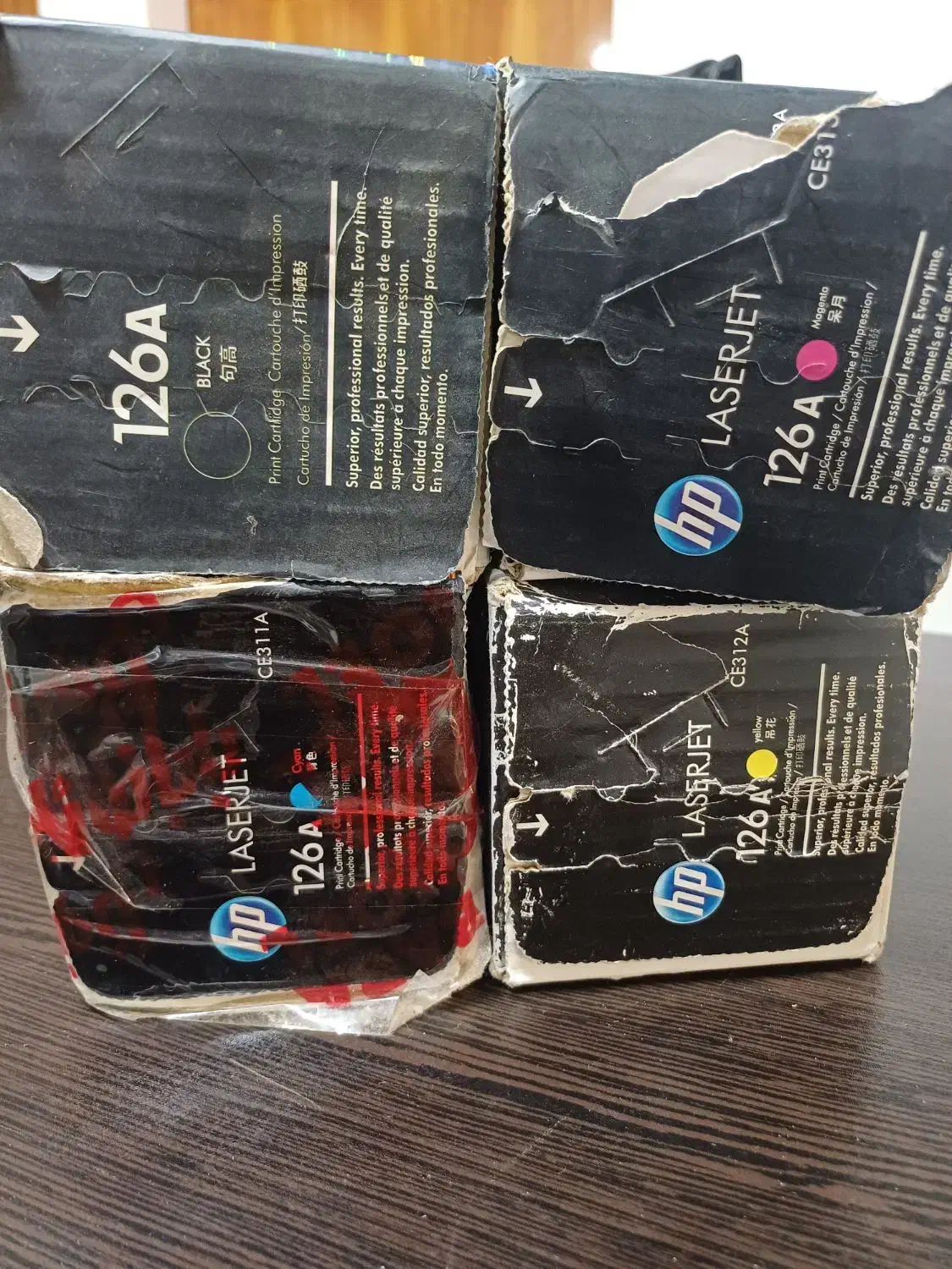 پک کامل کاتریج رنگی Hp 126A|پرینتر، اسکنر، کپی، فکس|تهران, پارک شهر|دیوار