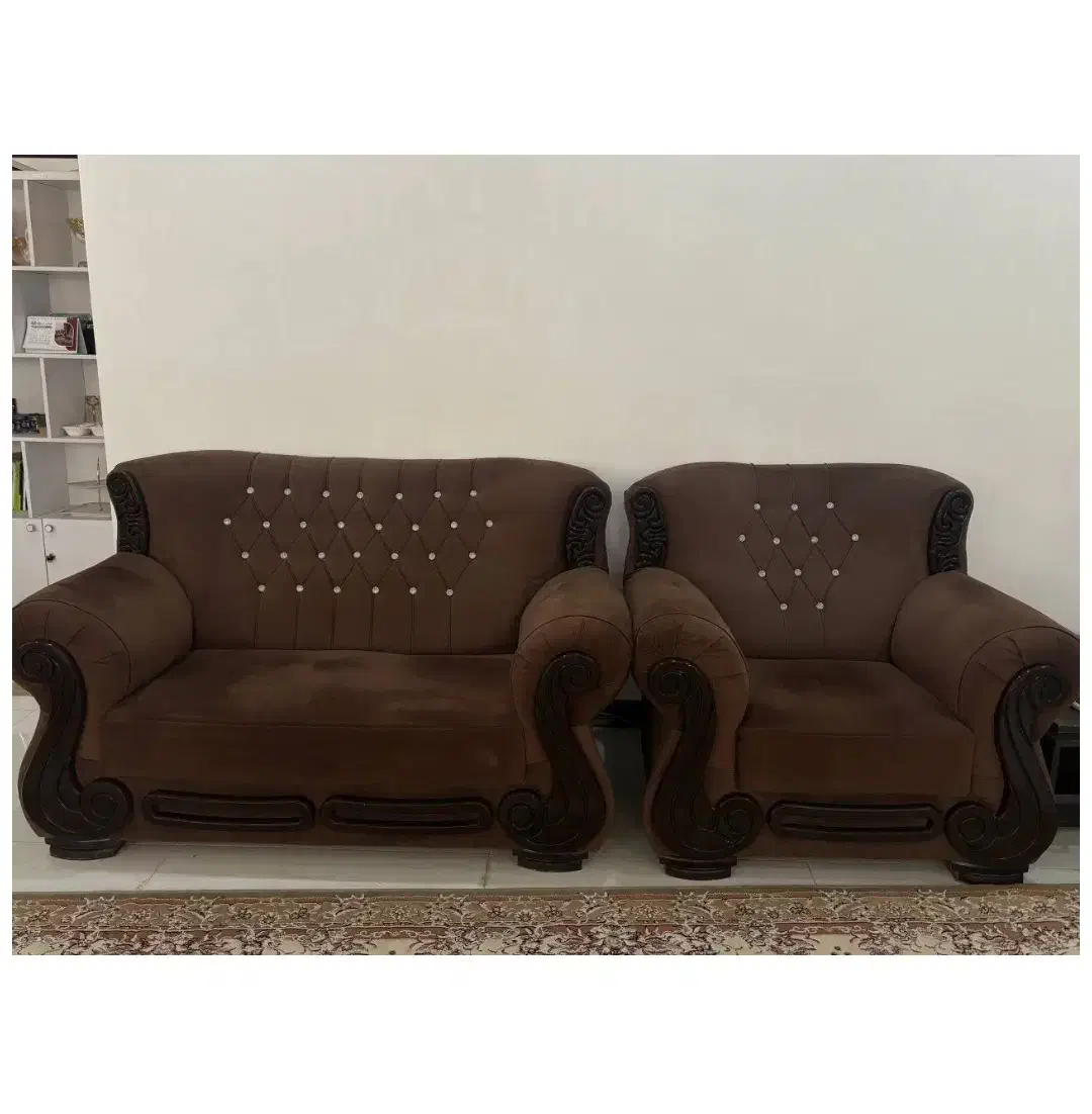 مبل ایران راحتی7نفرهباجلو مبلی نوزیاداستفاده نشده|مبلمان خانگی و میز عسلی|اراک, |دیوار