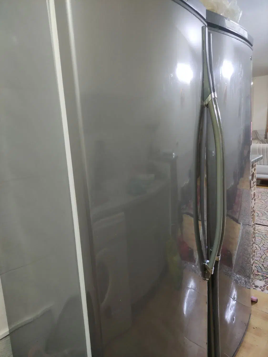 یخچال دوقلوی الکترواستیل رنگ سیلور|یخچال و فریزر|محمدشهر, شهرک چمران|دیوار