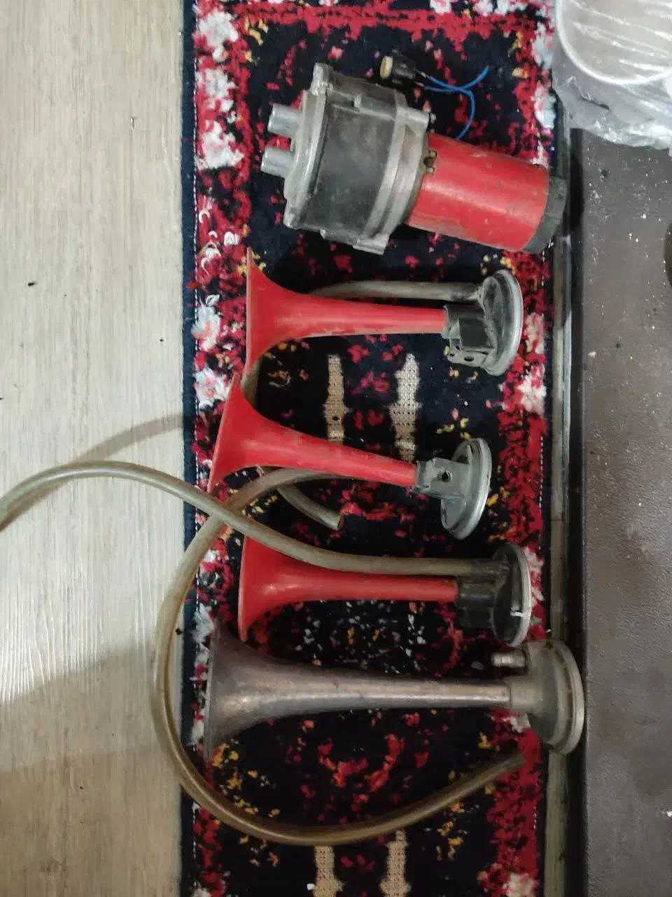 بوق بادی چهار لول همراه با پمپ و فرمان پراید|قطعات یدکی و لوازم جانبی|مشکیندشت, |دیوار