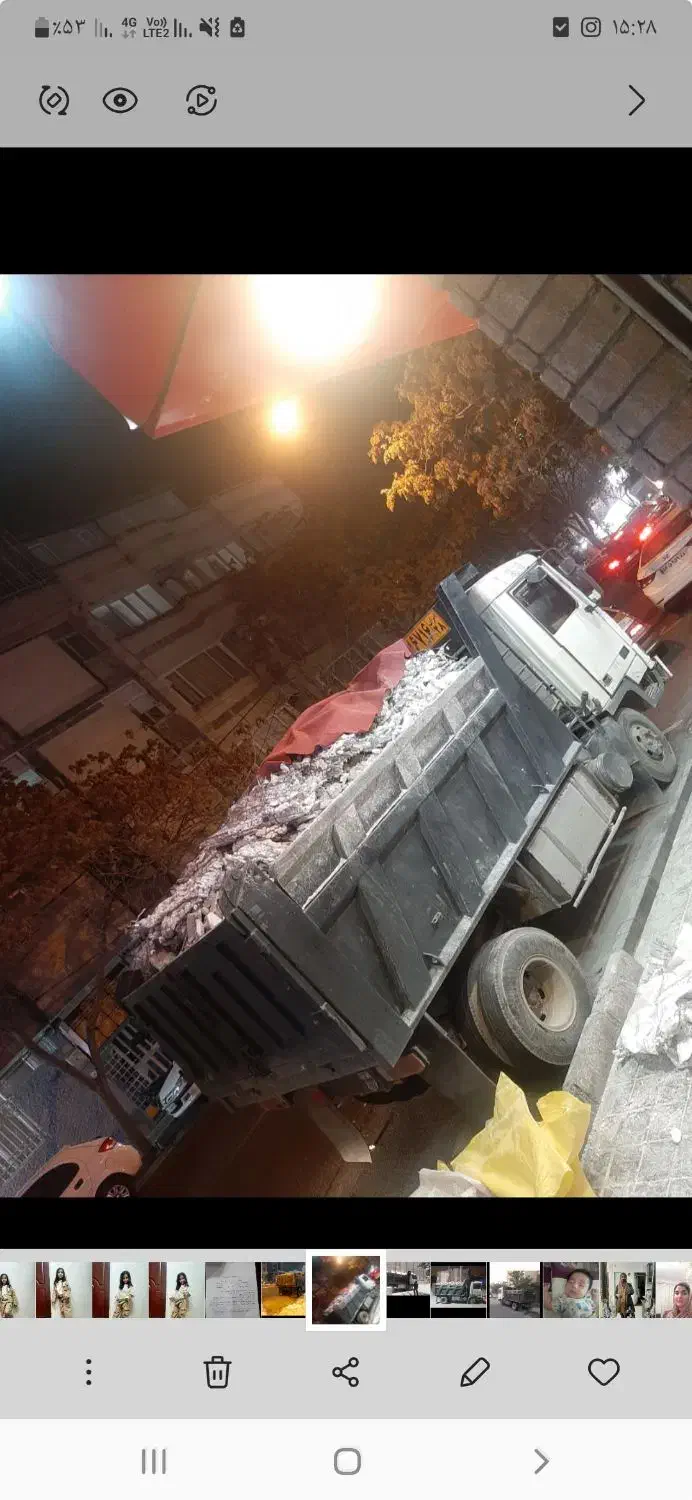 حمل نخاله ومصالح ساختمان، با بادسان وبابکت وکارگر|خدمات حمل و نقل|تهران, سبلان (لشگر)|دیوار