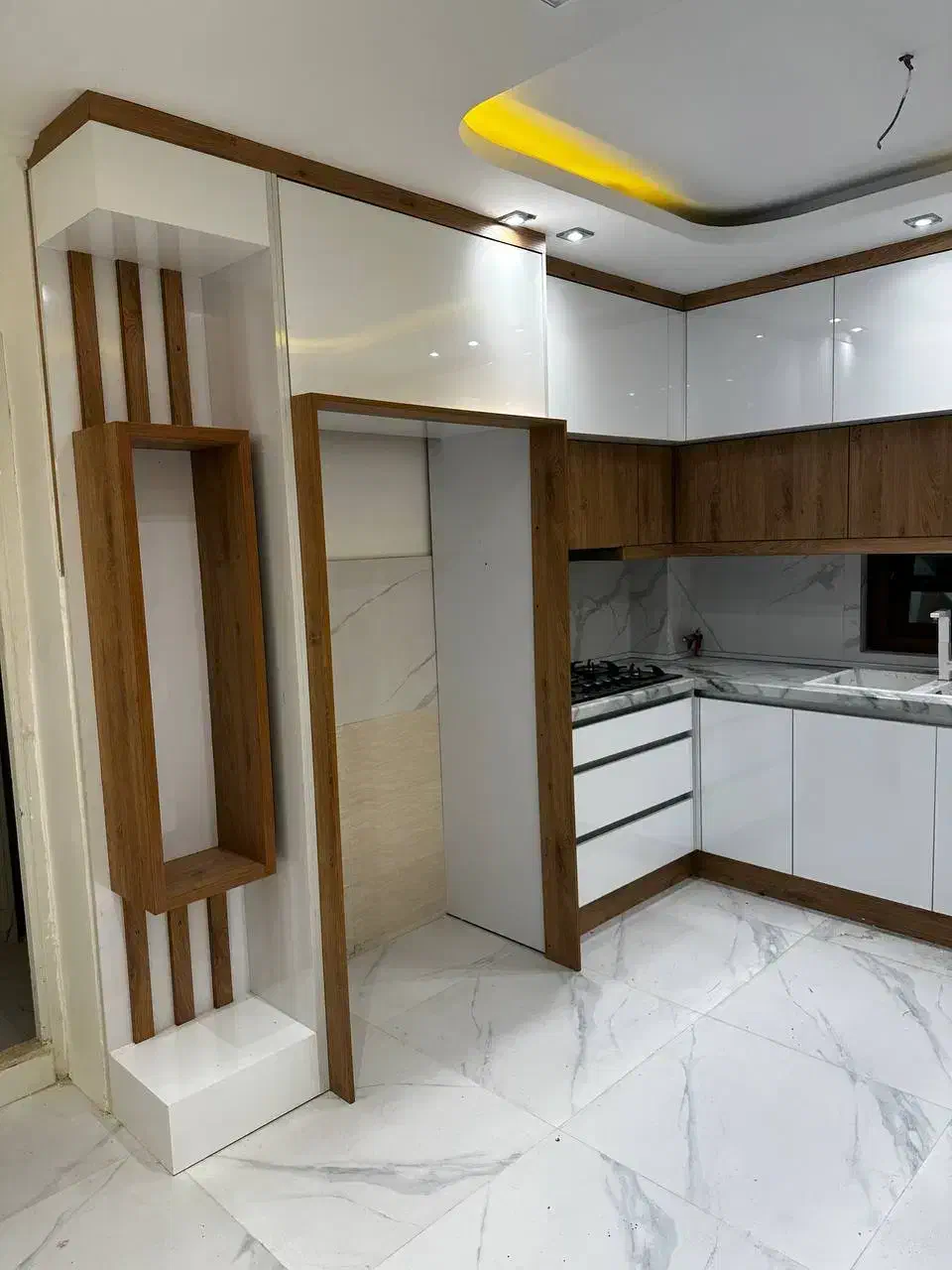 دکوراسیون چوبی طراحی ،اجرا کابینت کمد تی وی تخت|خدمات پیشه و مهارت|رشت, نامجو|دیوار