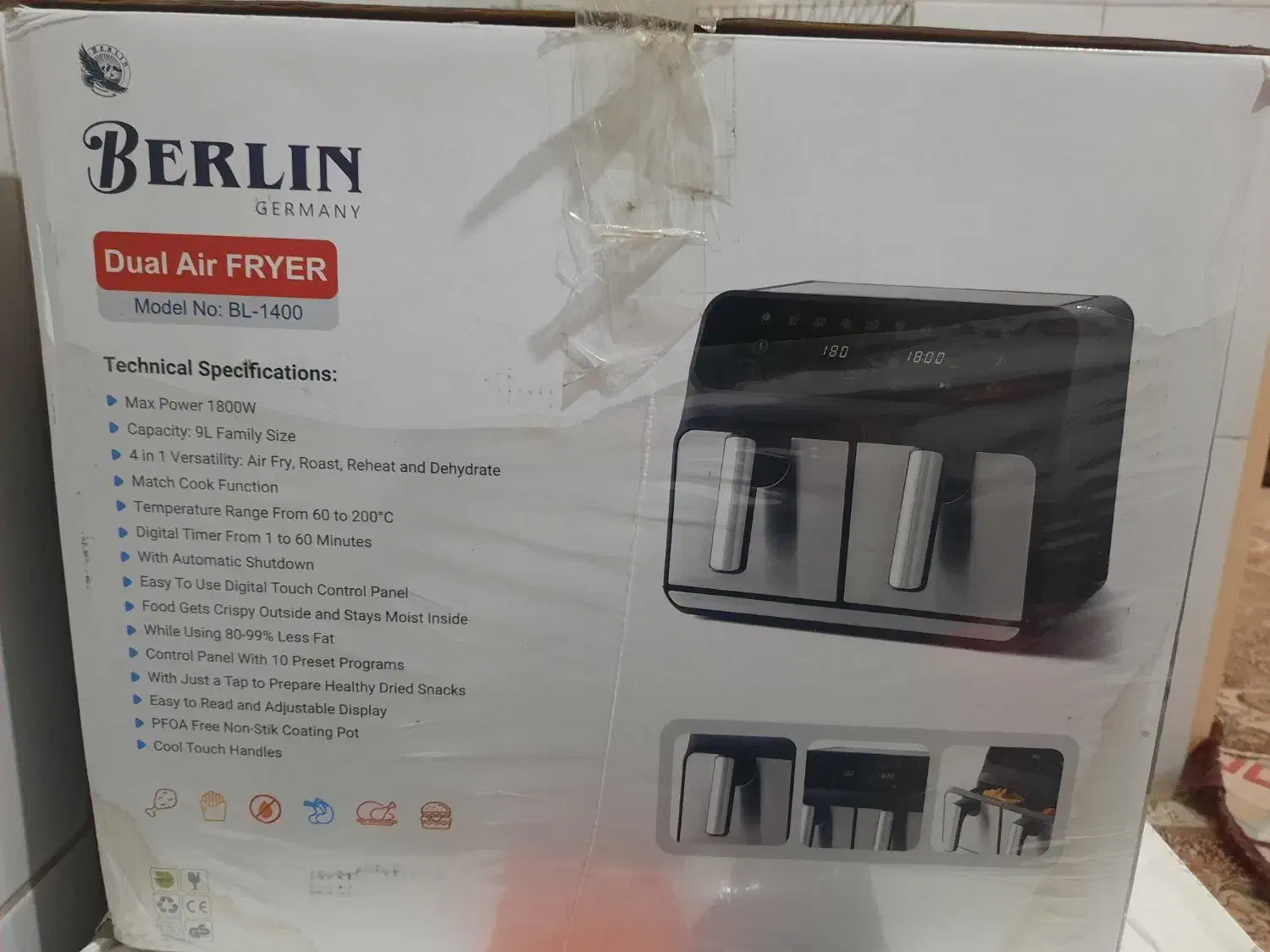 دوقلم جنس اکبند با نازل ترین قیمت|ظروف پختوپز|مشکیندشت, |دیوار