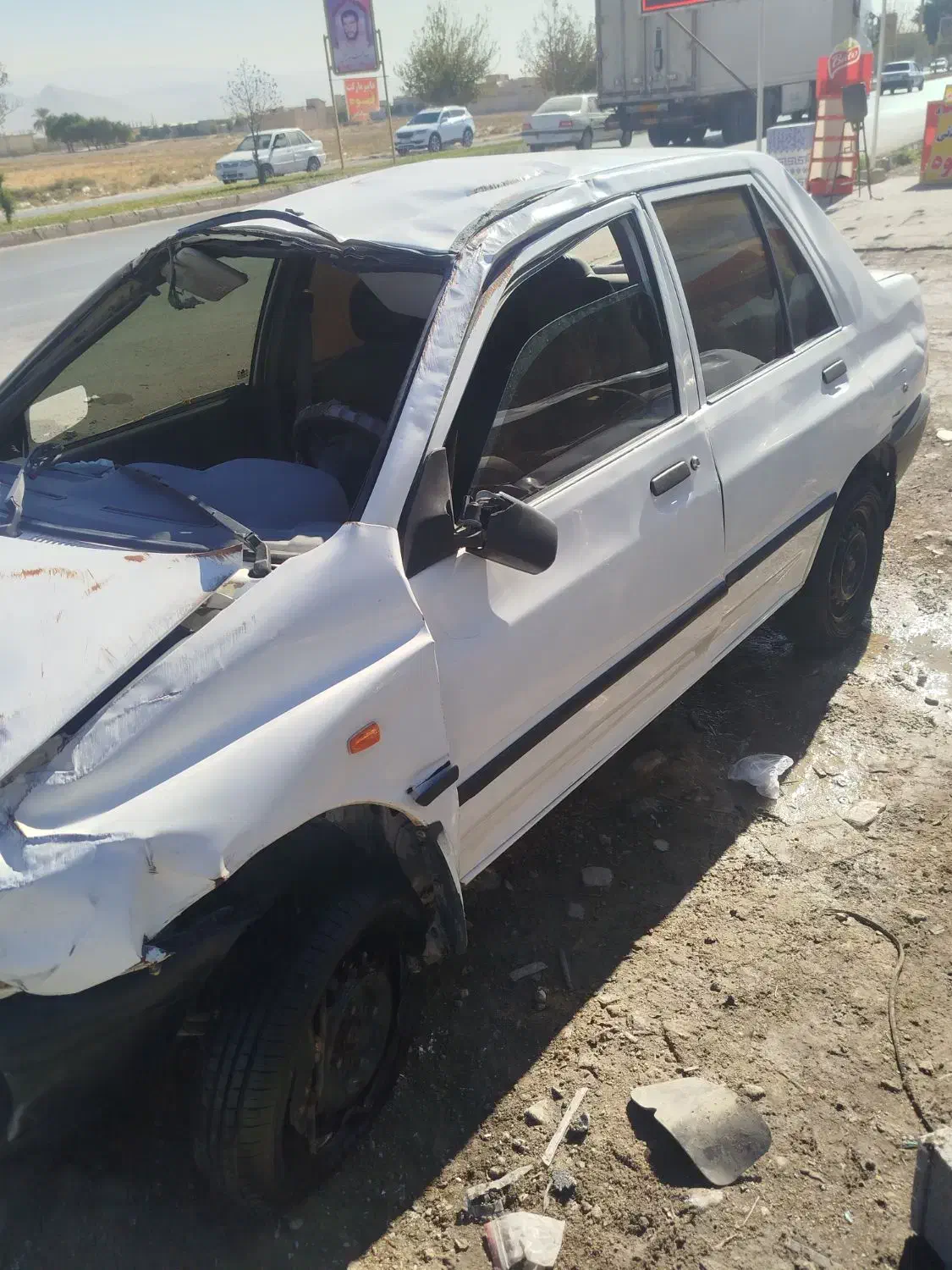 پراید تصادفی مدل 96|خودرو سواری و وانت|کازرون, |دیوار