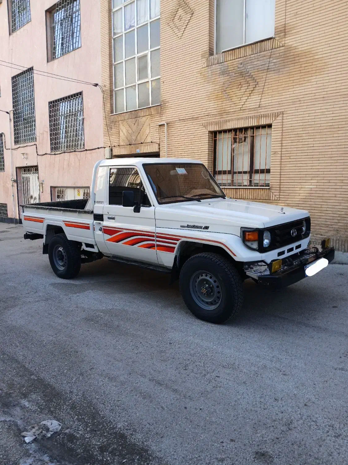 ژاپنی تویوتا لندکروز ۴۵۰۰ سری ۷۰ معاوضه رونیزپیکاپ|خودرو سواری و وانت|تهران, استاد معین|دیوار