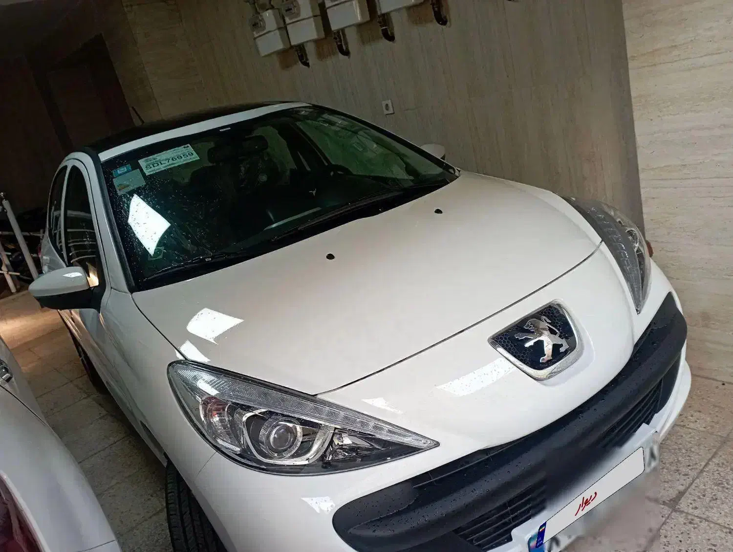 207 اتومات پانا صفر سفید موتور جدید و مجهز SBR|خودرو سواری و وانت|قدس, شهر‌قدس|دیوار