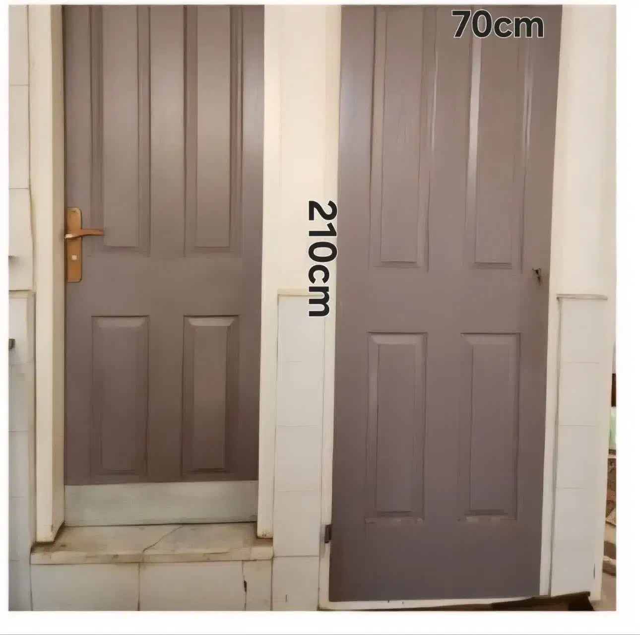 در چوبی و پنجره آهنی|مصالح و تجهیزات ساختمان|کاشان, پشت شهربانی|دیوار