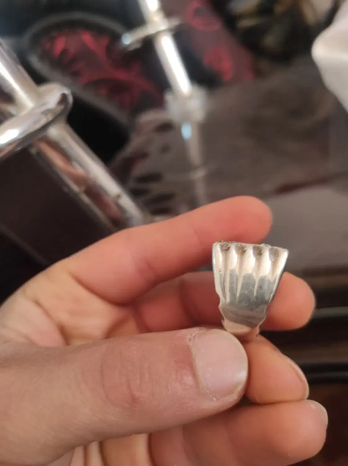 انگشتر نقره نگین موزانایت|جواهرات|قرچک, مهدیه|دیوار