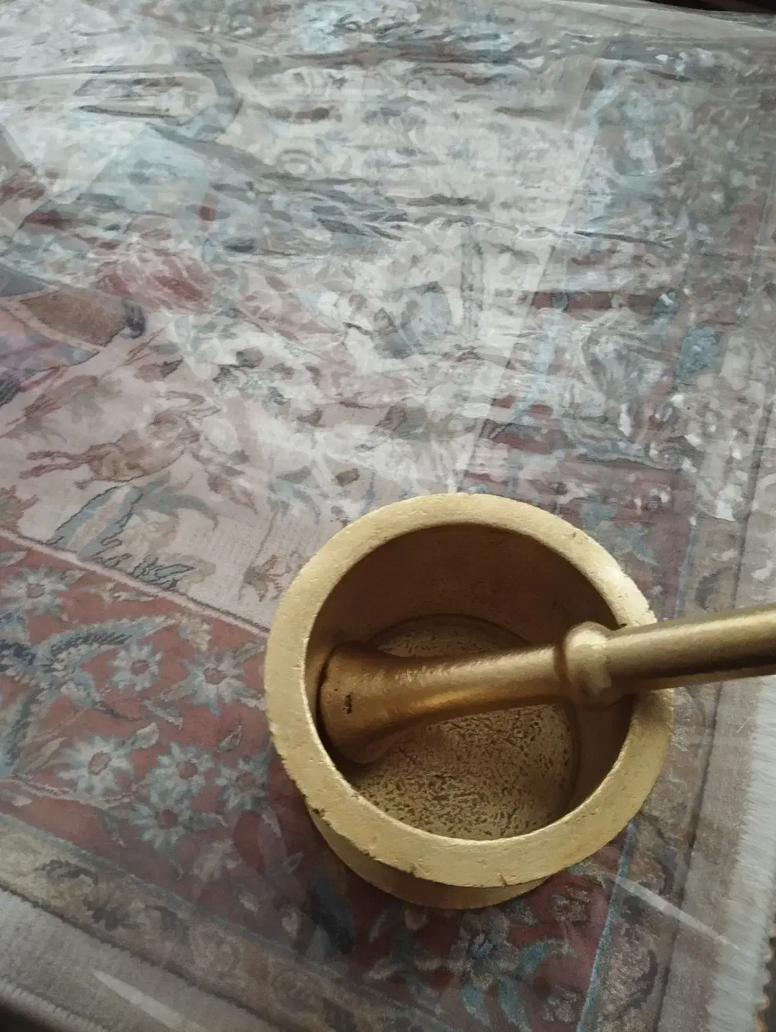 هاونگ جنس برنج طلایی|کلکسیون اشیاء عتیقه|قم, باجک یک|دیوار