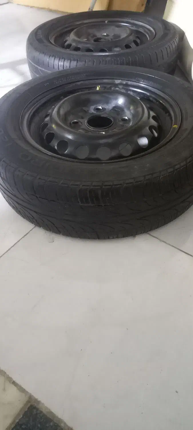 لاستیک پراید دوعدد درحد نو|قطعات یدکی و لوازم جانبی|مشکیندشت, |دیوار