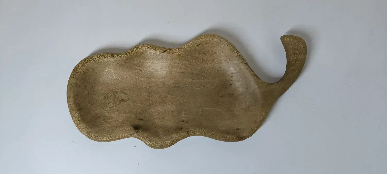 میوه خوری و آجیل خوری خاص از تنه درخت گردو دستساز|ظروف سرو و پذیرایی|تهران, پونک|دیوار