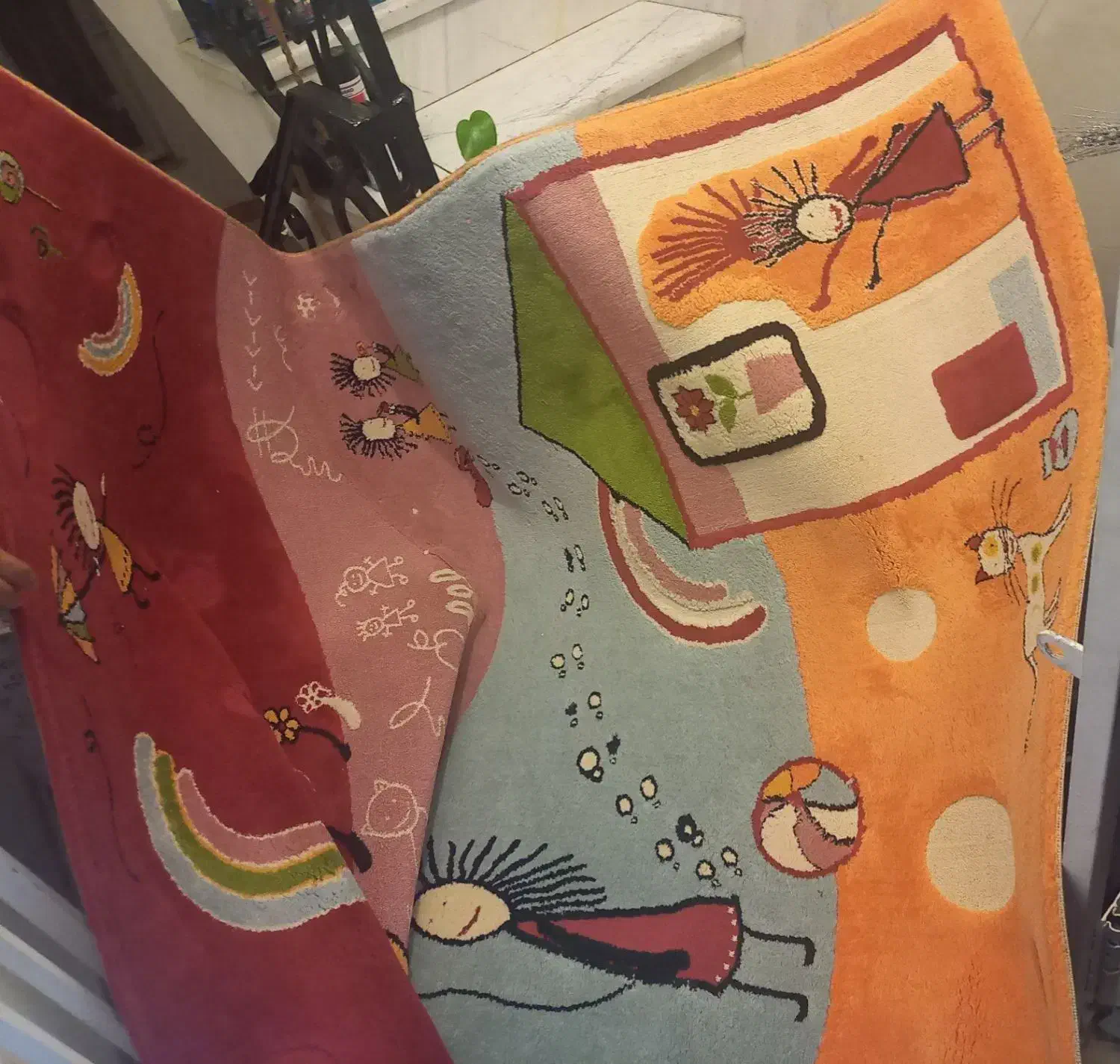 فرش ۳متری|فرش|کرمانشاه, |دیوار