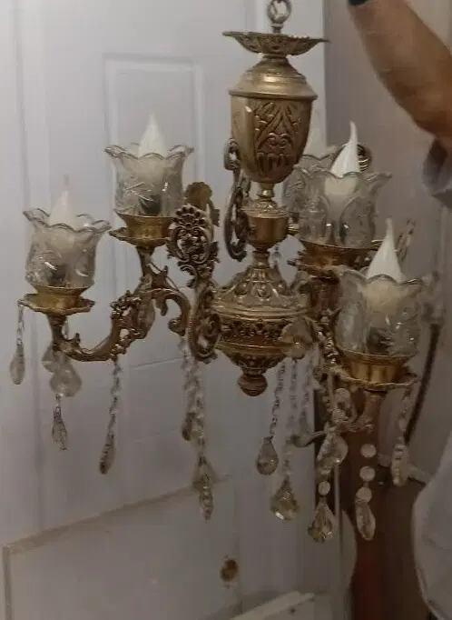 ،سه تا لوستر برنج|لوستر و چراغ آویز|مشهد, شهید بهشتی|دیوار