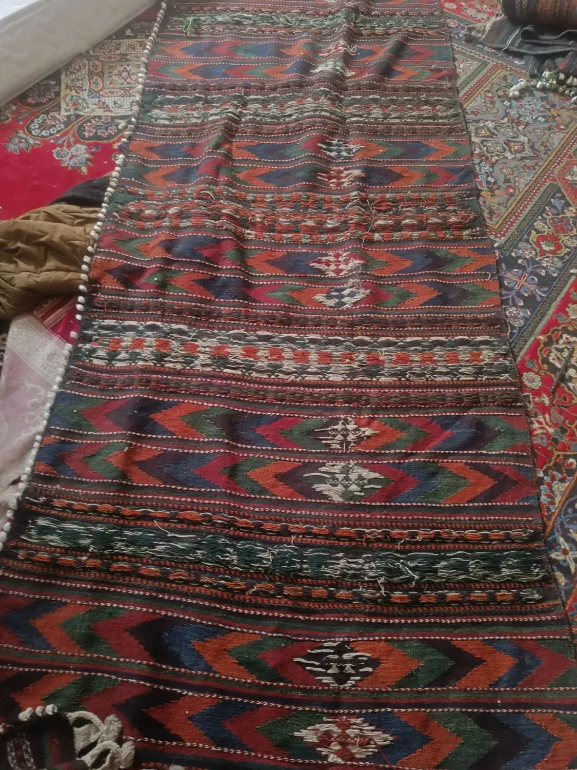 فرش قدیمی دستباف|فرش|زاهدان, |دیوار