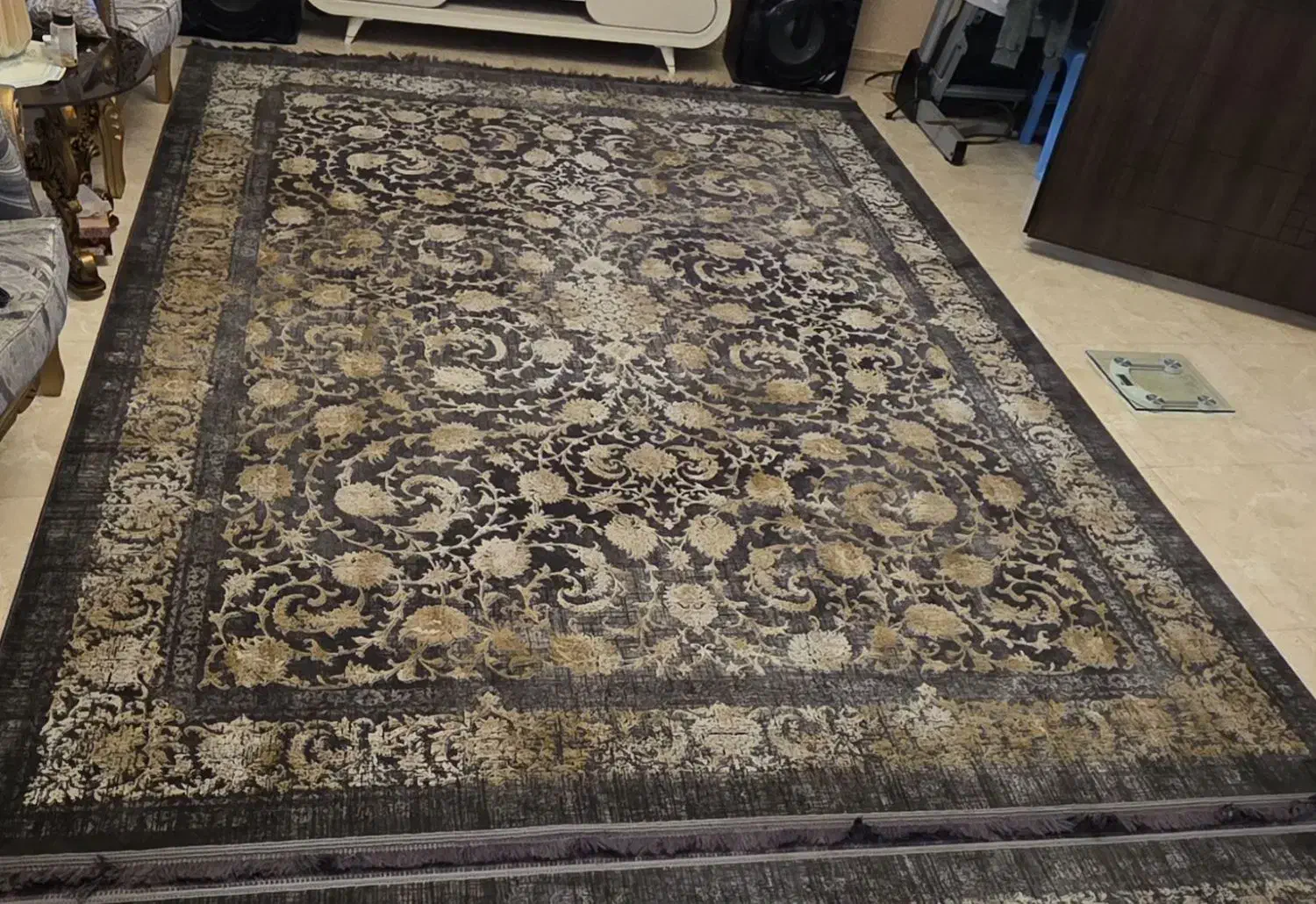 ۲تخته فرش ماشینی ۱۲۰۰شانه نگین شاهرخ|فرش|لنگرود, |دیوار