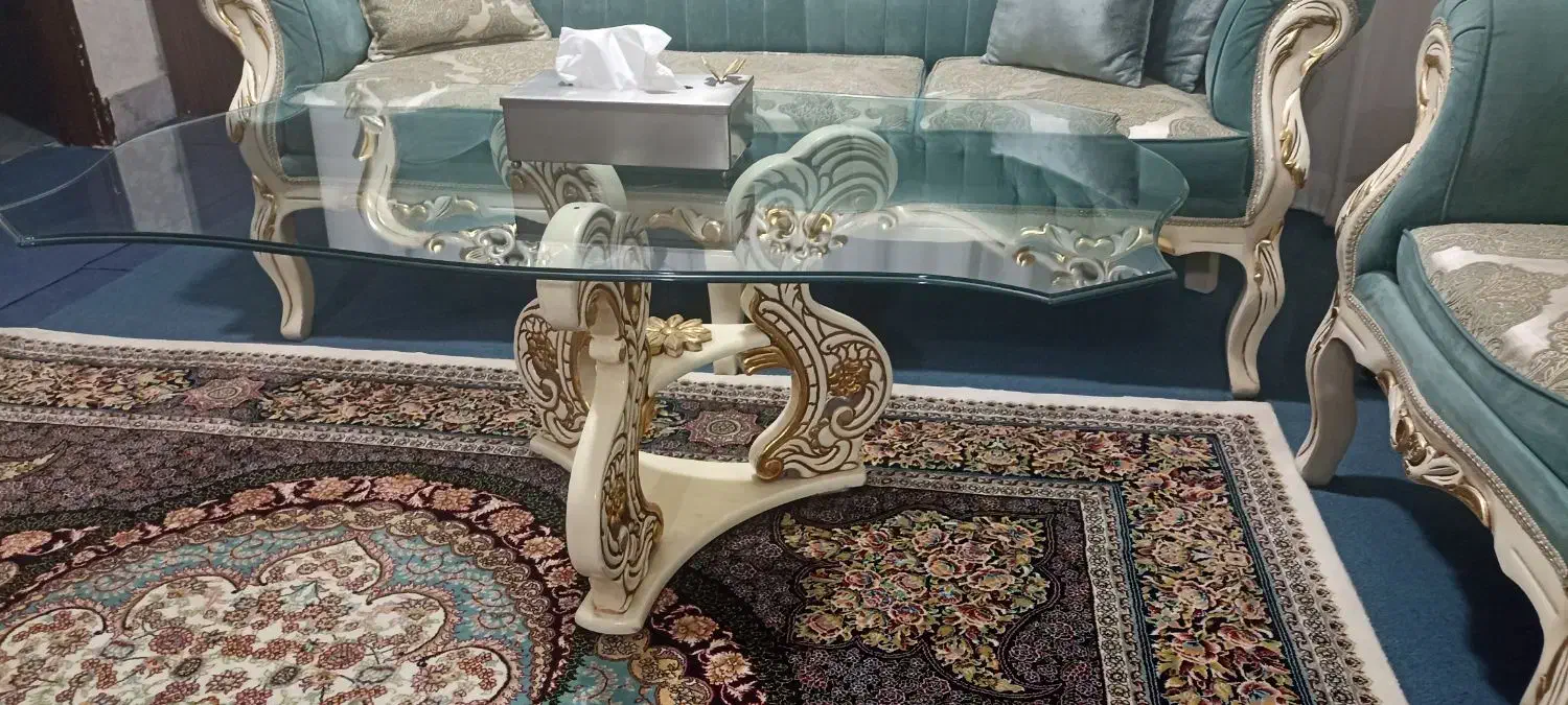 میز جلو مبلی راش|مبلمان خانگی و میز عسلی|شاندیز, |دیوار