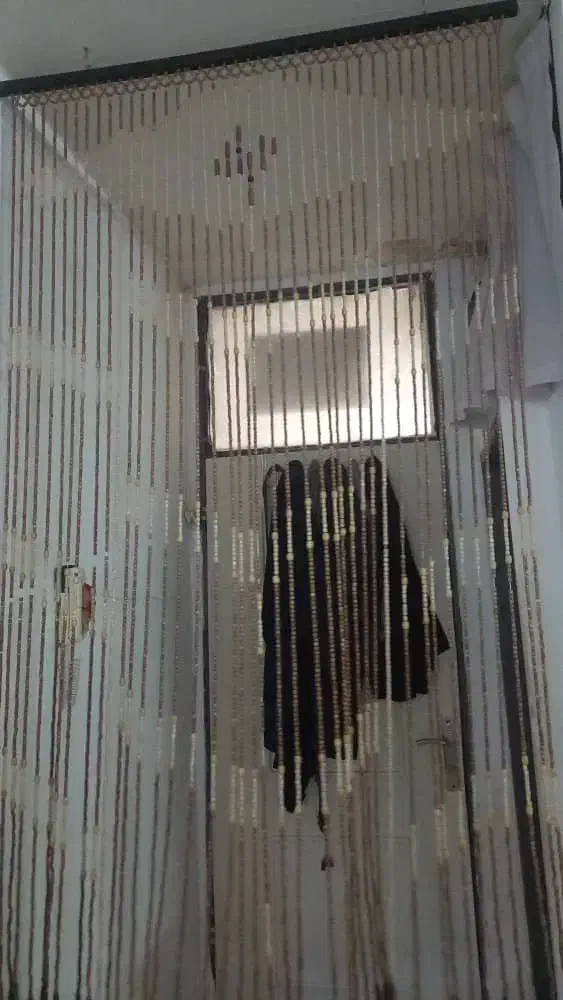 پرده مهره ای چوبی|پرده، رانر، رومیزی|اصفهان, احمدآباد|دیوار