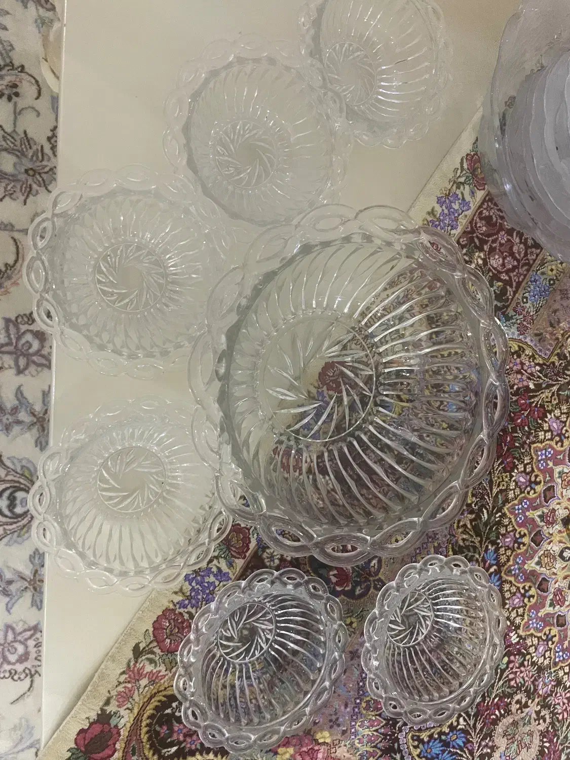 کریستال والتر گلس و آجیل خوری قدیمی|ظروف سرو و پذیرایی|قم, شهرک قدس|دیوار