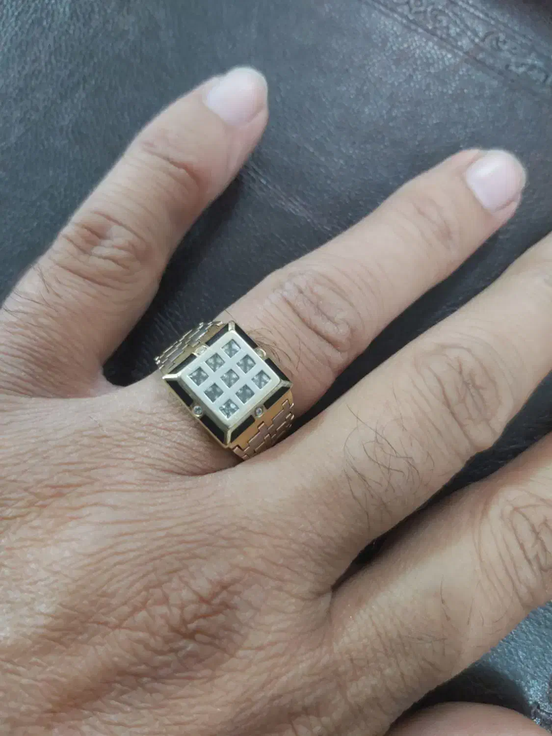 انگشتر طلا مردانه ۱۲ گرم|جواهرات|خرمآباد, |دیوار