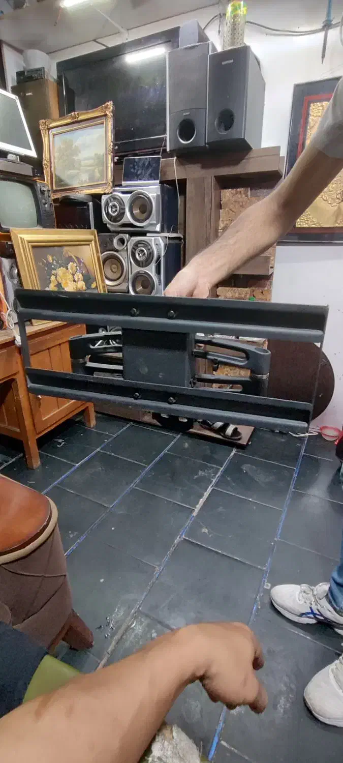 (پایه ال سی دی دیواری چرخشی حرفه ای)|تلویزیون و پروژکتور|گرگان, |دیوار