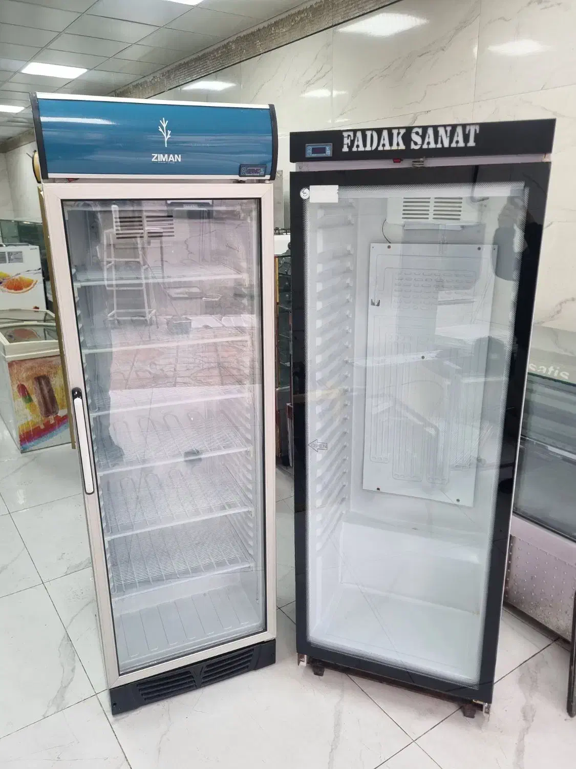 فریزر زیمان و یخچال ایستاده ۶۰ و ۷۰ سانتی مشابه نو|فروشگاه و مغازه|نسیم‌شهر, |دیوار