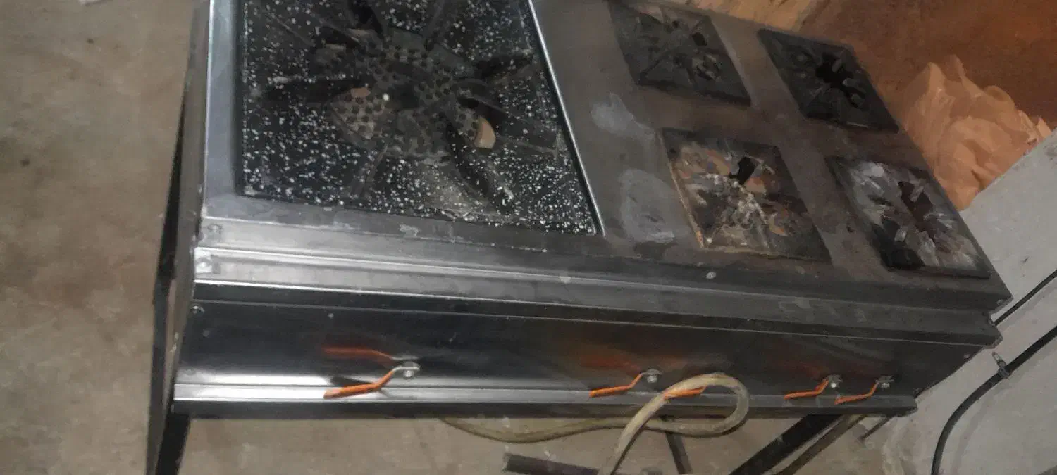 اجاق گاز پنج شعله تمام استیل بفروش میرسد|اجاق گاز و لوازم برقی پختوپز|تاکستان, |دیوار