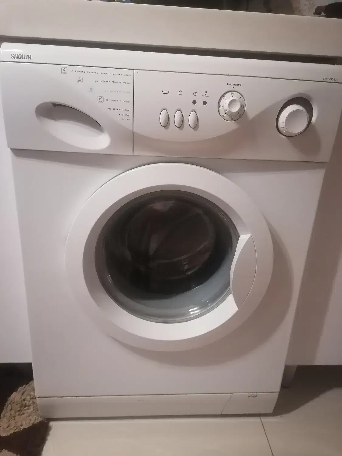 ماشین لباسشویی اسنوا (توافقی )|ماشین لباسشویی و خشک‌کن لباس|اهواز, کیانپارس |دیوار