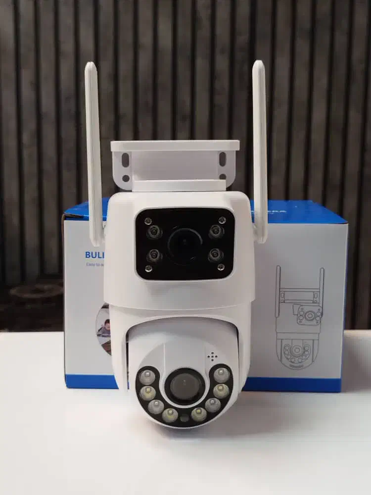 دوربین مداربسته بیسیم دو لنز سیمکارتی چرخشی|دوربین مداربسته|رشت, انصاری|دیوار