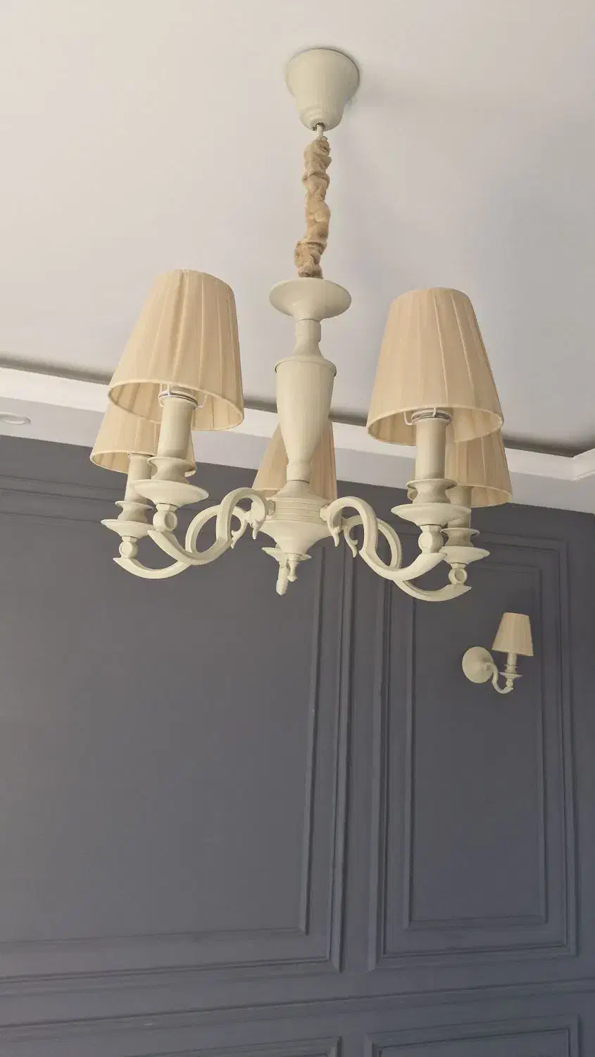 لوستر|لوستر و چراغ آویز|مشهد, هنرستان|دیوار