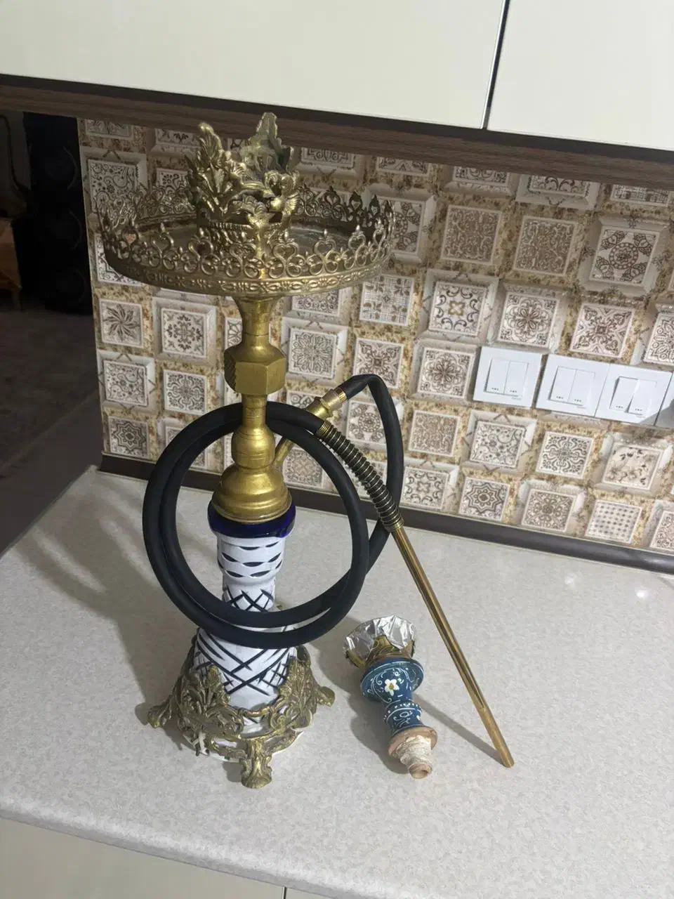 قلیان برنجی|کلکسیون و سرگرمی|پاکدشت, حصار امیر|دیوار