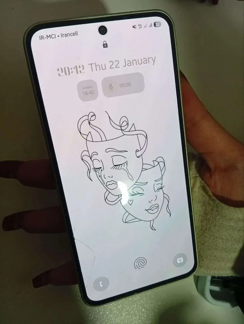 گوشی a36 سالم سالم|موبایل|کرج, کلاک نو|دیوار