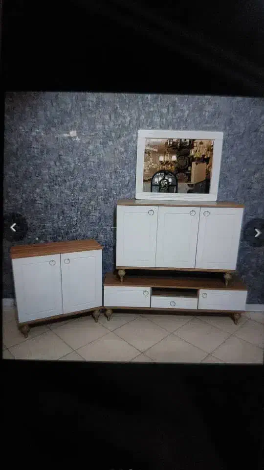 ست آینه کنسول میز تی وی جاکفشی|بوفه، ویترین، کنسول|پرند, فاز ۴|دیوار