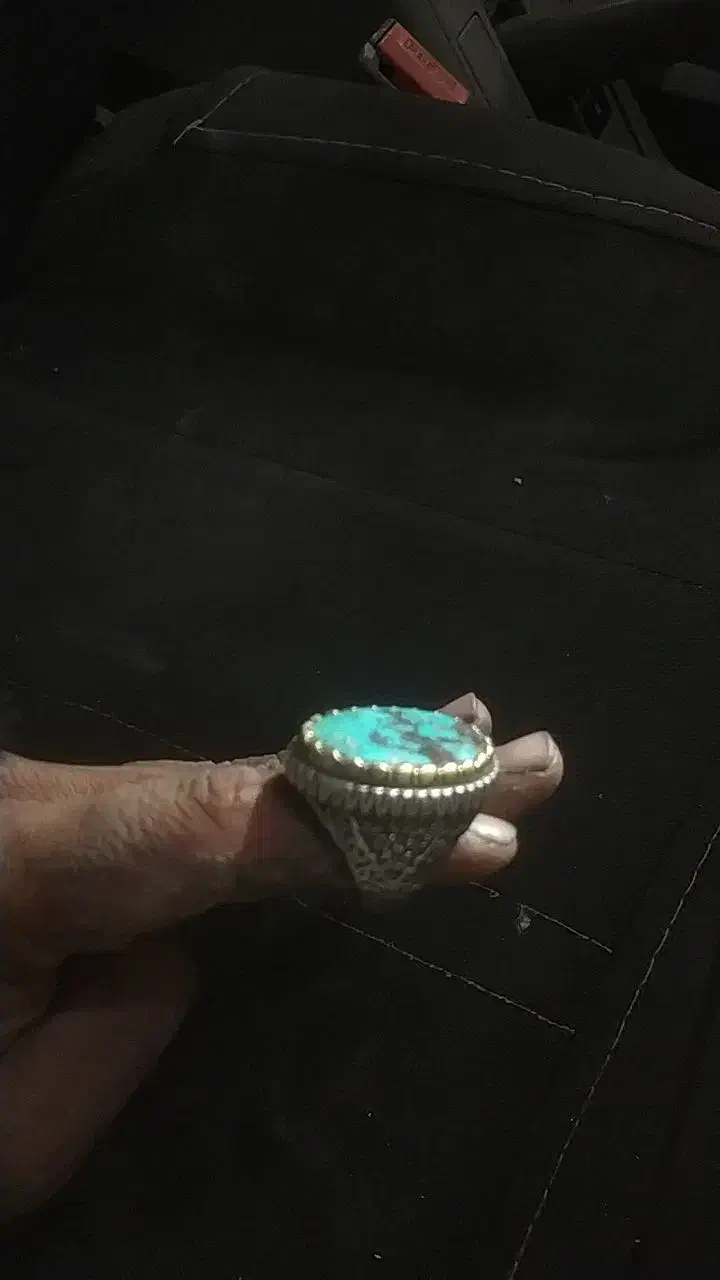 انگشتر فیروزه بزرگ|جواهرات|بم, |دیوار