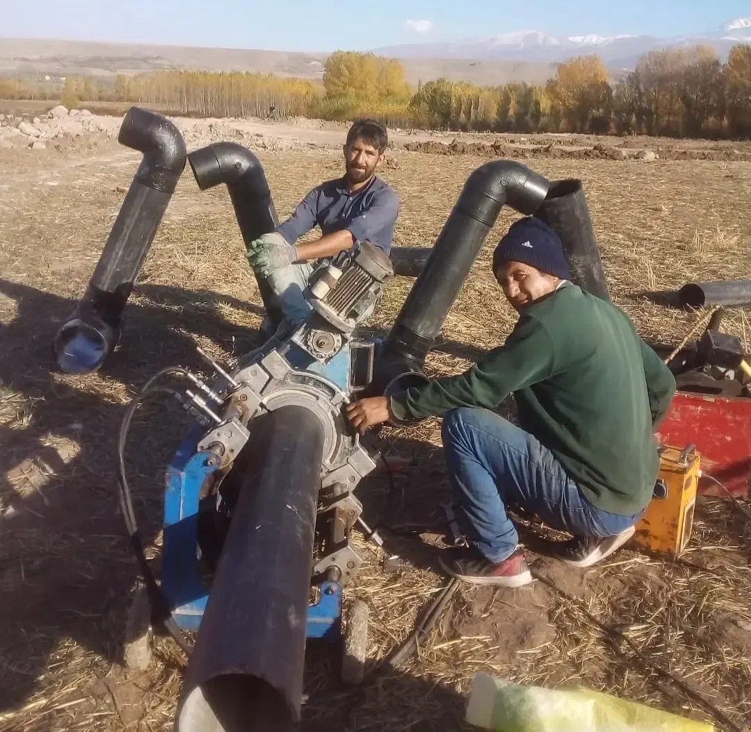 جوشکاری لوله پلی اتیلن واجرای قطره و بارانی|خدمات پیشه و مهارت|مشگین شهر, |دیوار