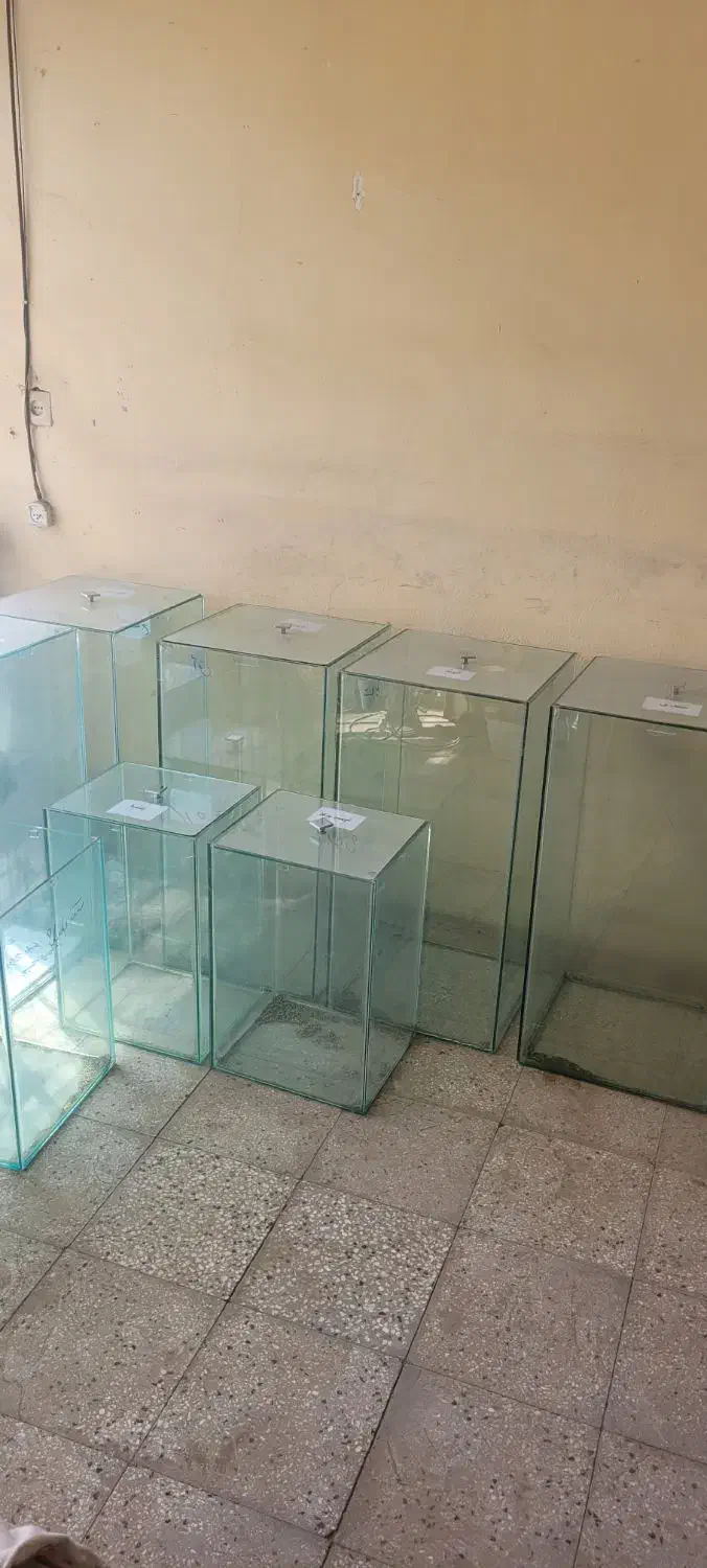 با سلام چند عدد باکس شیشه ای در ابعاد مختلف|فروشگاه و مغازه|کاشمر, |دیوار