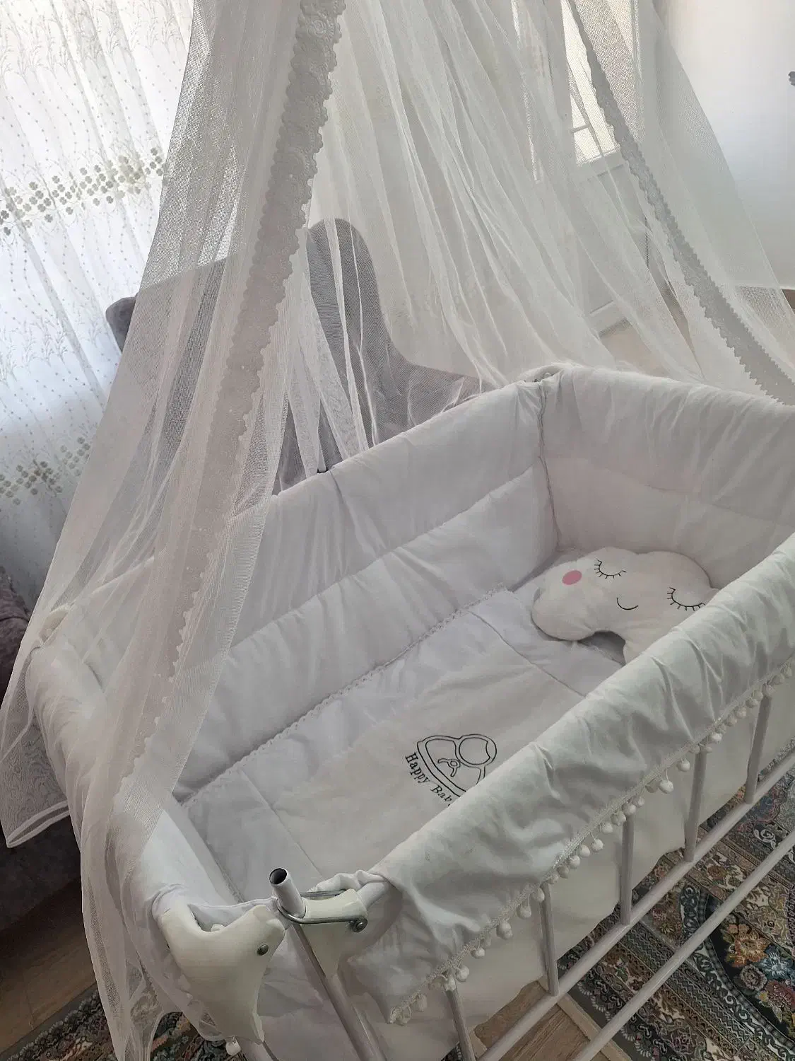 گهواره متحرک نوزاد|تخت و سرویس خواب|ماکو, |دیوار