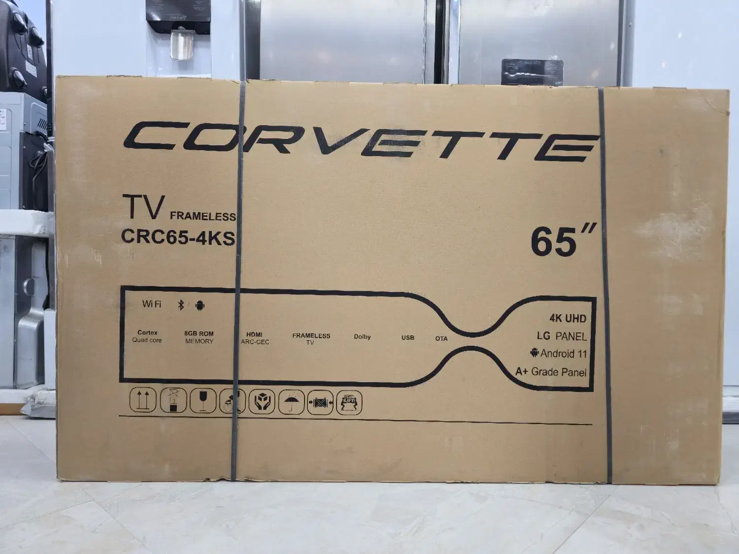 تلویزیون ۶۵ اینچ کوروِت CRC65-4KBS|تلویزیون و پروژکتور|اراک, |دیوار