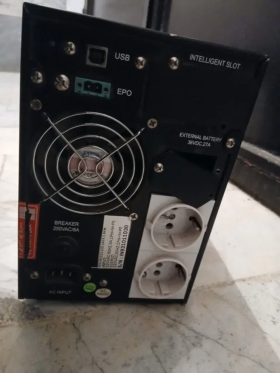 دستگاه ups۱۰۰۰وات porsoo 220v|قطعات و لوازم جانبی رایانه|ورامین, ریحان آباد|دیوار