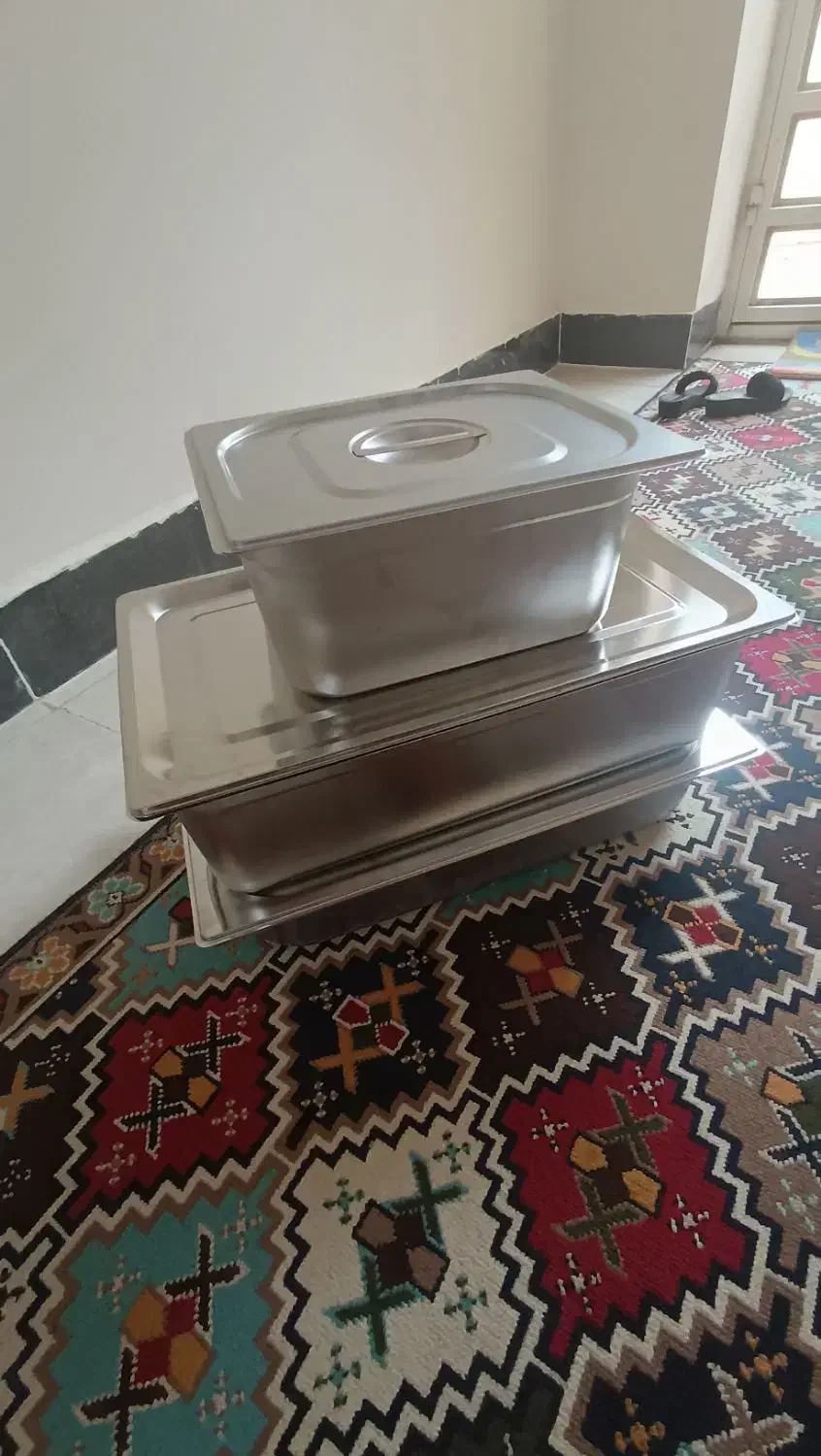 ظرف استیل مخصوص نگهداری مواد پروتئینی، و بستنی|کافی‌شاپ و رستوران|دره شهر, |دیوار