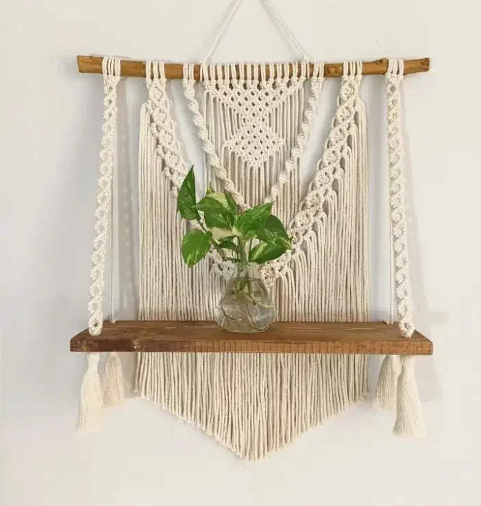 شلف مکرومه|صنایع دستی و سایر لوازم تزئینی|محمدیه-قزوین, |دیوار