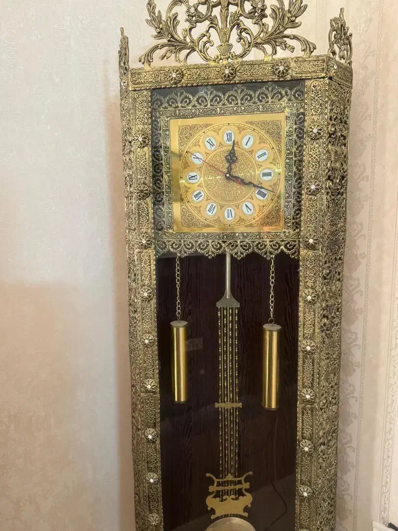 ساعت ایستاده طرح برنج|ساعت دیواری و تزئینی|برخوار, |دیوار