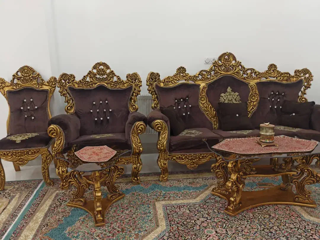 مبل سلطنتی|مبلمان خانگی و میز عسلی|سیرجان, |دیوار