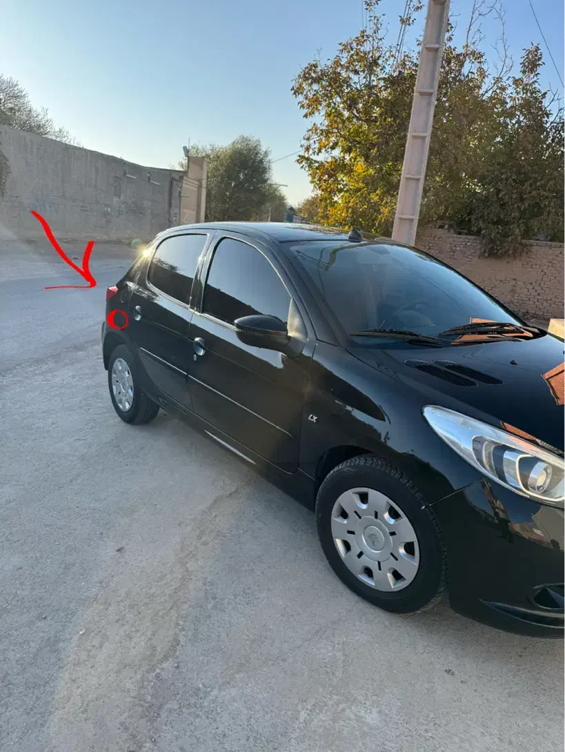 ۲۰۷ سقف فلز،فرمان برقی|خودرو سواری و وانت|بجنورد, |دیوار