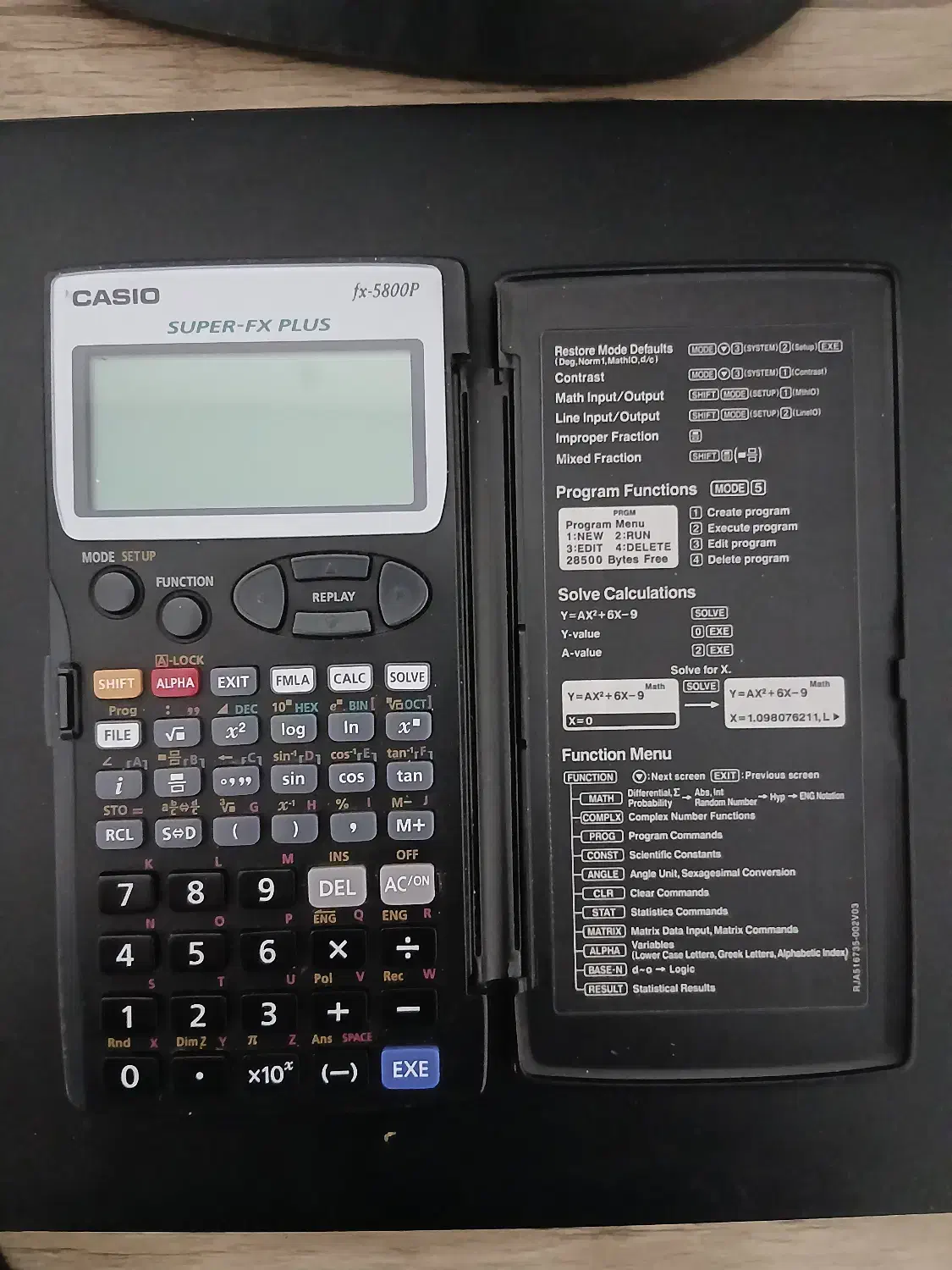 ماشین حساب مهندسی کاسیو ۵۸۰۰|لوازم التحریر|ابهر, |دیوار