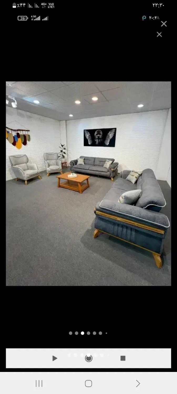 مبلمان زیبا کدانتخابی۶۶۵۵۳۳|مبلمان خانگی و میز عسلی|شهرکرد, |دیوار