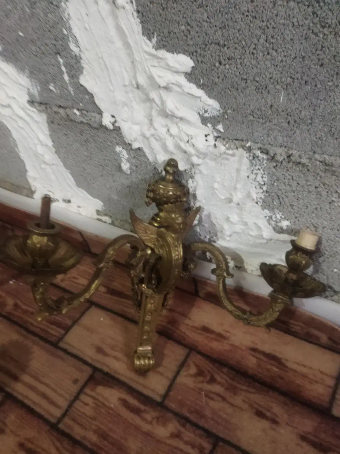 لوستر قدیمی برنجی|لوستر و چراغ آویز|محمدشهر, محمدشهر|دیوار